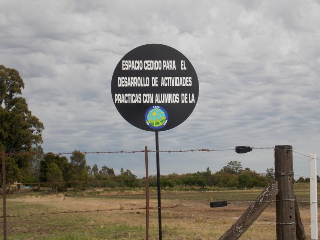 La EATA recibe del Sr. Oscar Alfredo Roteta tierras para las Prácticas Agrícolas