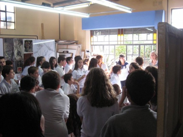 Salida Educativa: Taller de Arte del artista plástico/publicista Hugo Costanzo Salida Educativa: Taller de Arte del artista plástico/publicista Hugo Costanzo