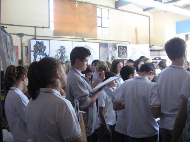 Salida Educativa: Taller de Arte del artista plástico/publicista Hugo Costanzo Salida Educativa: Taller de Arte del artista plástico/publicista Hugo Costanzo
