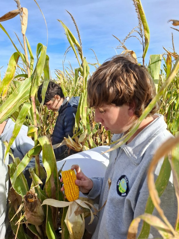 Alumnos de 4° año visitan producciones agropecuarias de la zona Alumnos de 4° año visitan producciones agropecuarias de la zona