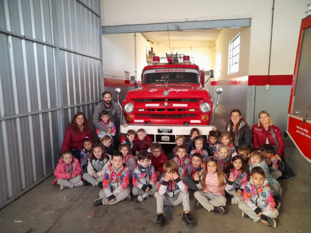 Bomberos voluntarios - Salida educativa de los alumnos de 5 años A,B y C de Nivel Inicial Bomberos voluntarios - Salida educativa de los alumnos de 5 años A,B y C de Nivel Inicial