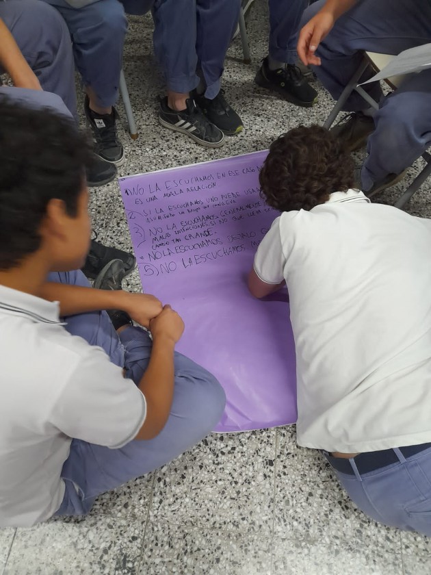 Charla en nivel secundario sobre violencia de género Charla en nivel secundario sobre violencia de género
