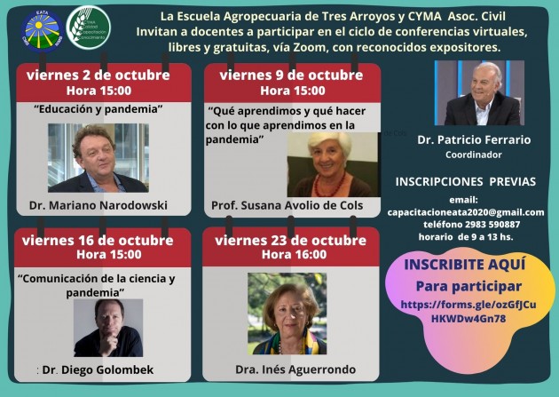 Cierre del Ciclo de Conferencias en la EATA
Dra. Inés Aguerrondo Cierre del Ciclo de Conferencias en la EATA
Dra. Inés Aguerrondo