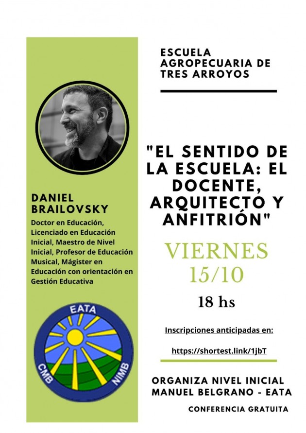 Conferencia - Dr. en Educación Daniel Brailovsky - Conferencia - Dr. en Educación Daniel Brailovsky -