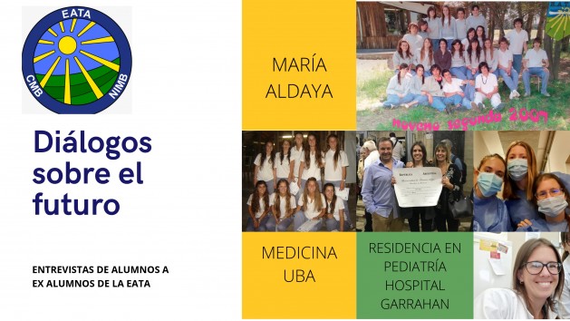 Diálogos sobre el futuro -Ciclo de entrevistas
de alumnos a ex alumnos de la EATA Diálogos sobre el futuro -Ciclo de entrevistas
de alumnos a ex alumnos de la EATA