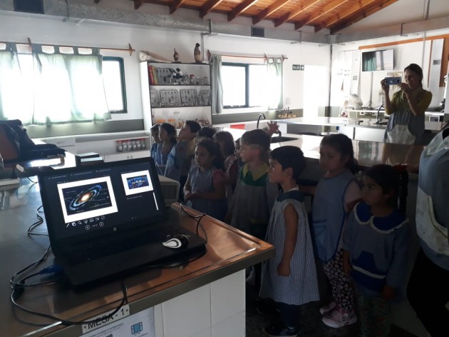 El jardín de Cascallares y el 910 visitaron el Planetario de la EATA El jardín de Cascallares y el 910 visitaron el Planetario de la EATA