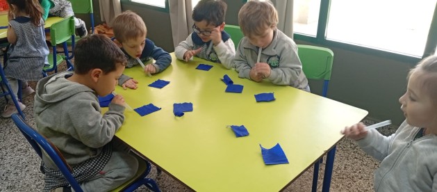 Los más chiquitos de la escuela en su Semana de la Investigación