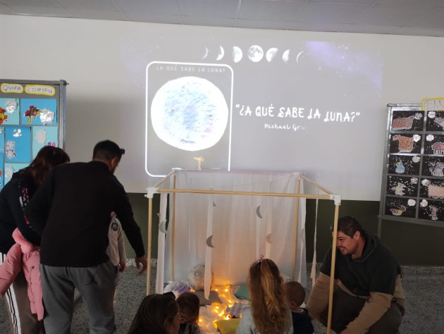 Nivel Inicial: Un viaje literario bajo la luz de la luna