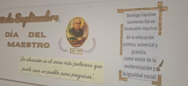 Nivel Primario conmemora un nuevo aniversario del fallecimiento de Domingo Faustino Sarmiento