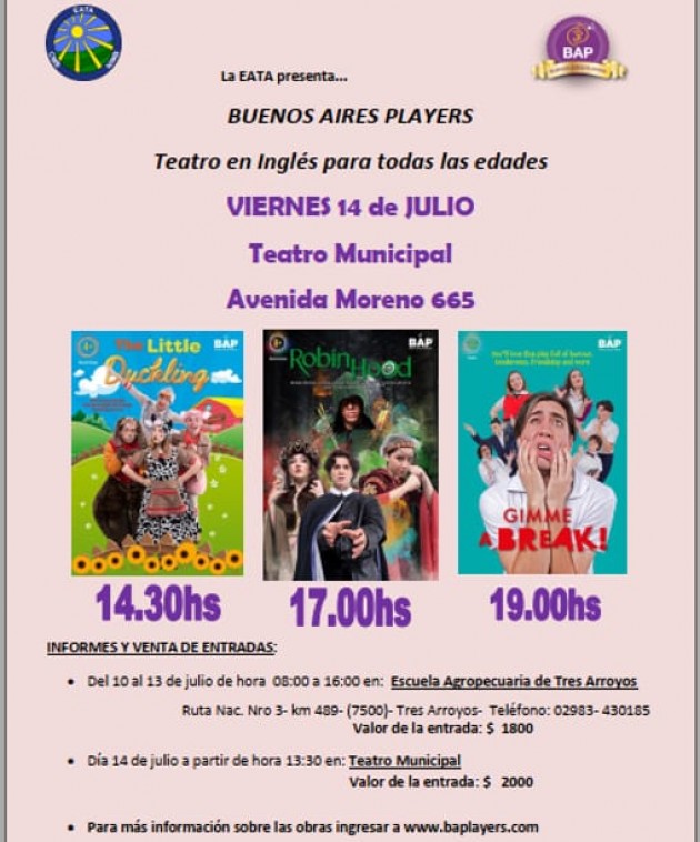 Teatro en inglés Teatro en inglés