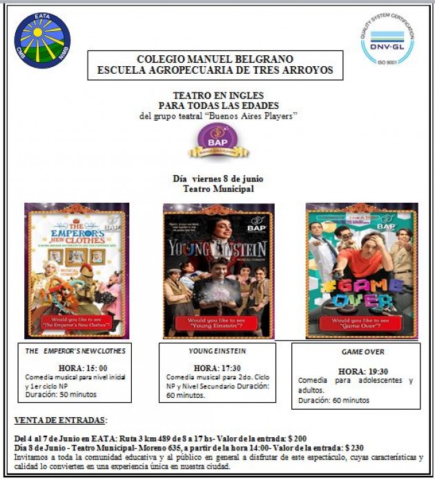 Teatro en inglés Teatro en inglés