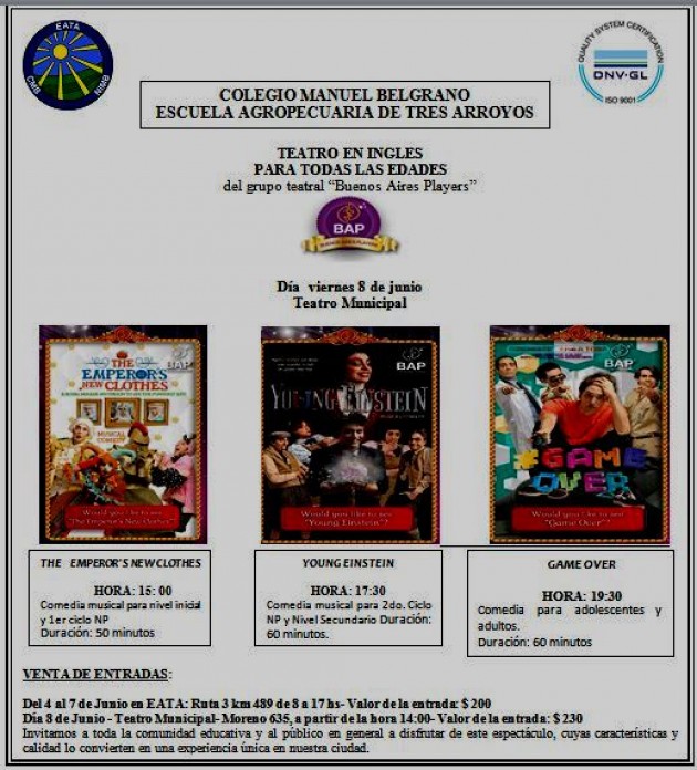 Teatro en inglés Teatro en inglés