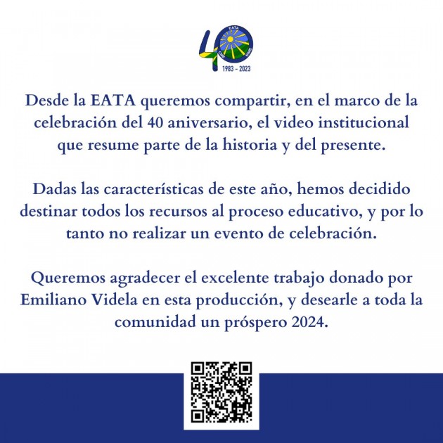 Video Institucional 40 Aniversario